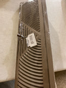 Truaire 115SB 15 in. Steel Brown Baseboard Diffuser Supply