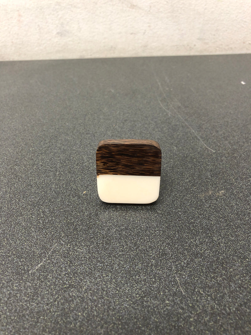 Signature Hardware 441858 Albers 1-3/8 Inch Square Cabinet Knob - White