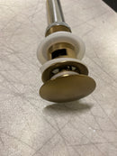 KRAUS Pop-Up Drain with Overflow in Brushed Gold, PU-11BG