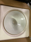 Z-Lite 100701MB-MSG Pendant Lights Single Light 14" Wide Billiard Pendant with Satin Gold Metal Shade - Matte Black