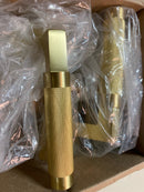 Emtek Select Passage, Square Rosette, L-Square Stem, Knurled Handle US4 RH