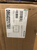 Elkay DRKAD2217551 Lustertone Stainless Steel 22" Single Basin Self Rimming Classroom Sink with 5-1/2" Bowl Depth - 1 Faucet Hole