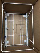 Rev-A-Shelf RV-18PB-2 S Classic 22" Chrome Steel Pull Out Waste Containers - White