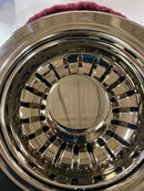 Rohl 738PN 3 1/2" Basket Strainer without remote pop-up - Polished Nickel