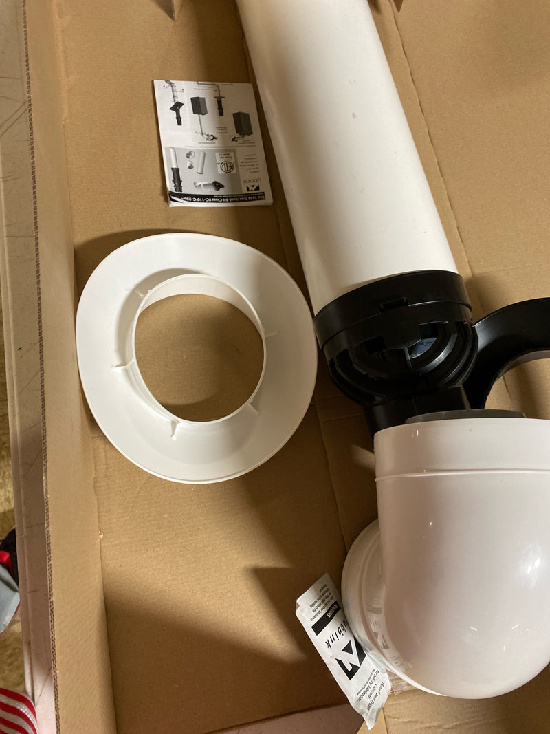 Rinnai 223177PP 3 in. / 5 in. x 21 in. Plastic Condensing Horizontal Termination Vent Kit for SE and SE plus Tankless Water Heaters