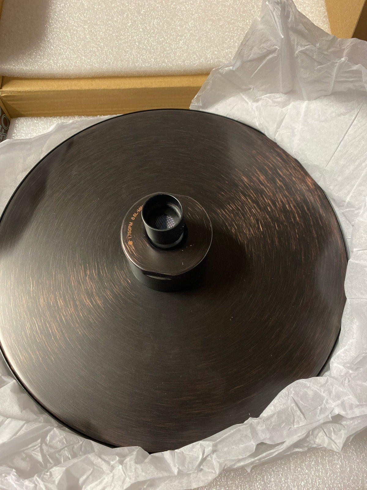 Brizo 81398-RB Essential 1.75 GPM 10" Single Function Metal Raincan Shower Head - Venetian Bronze