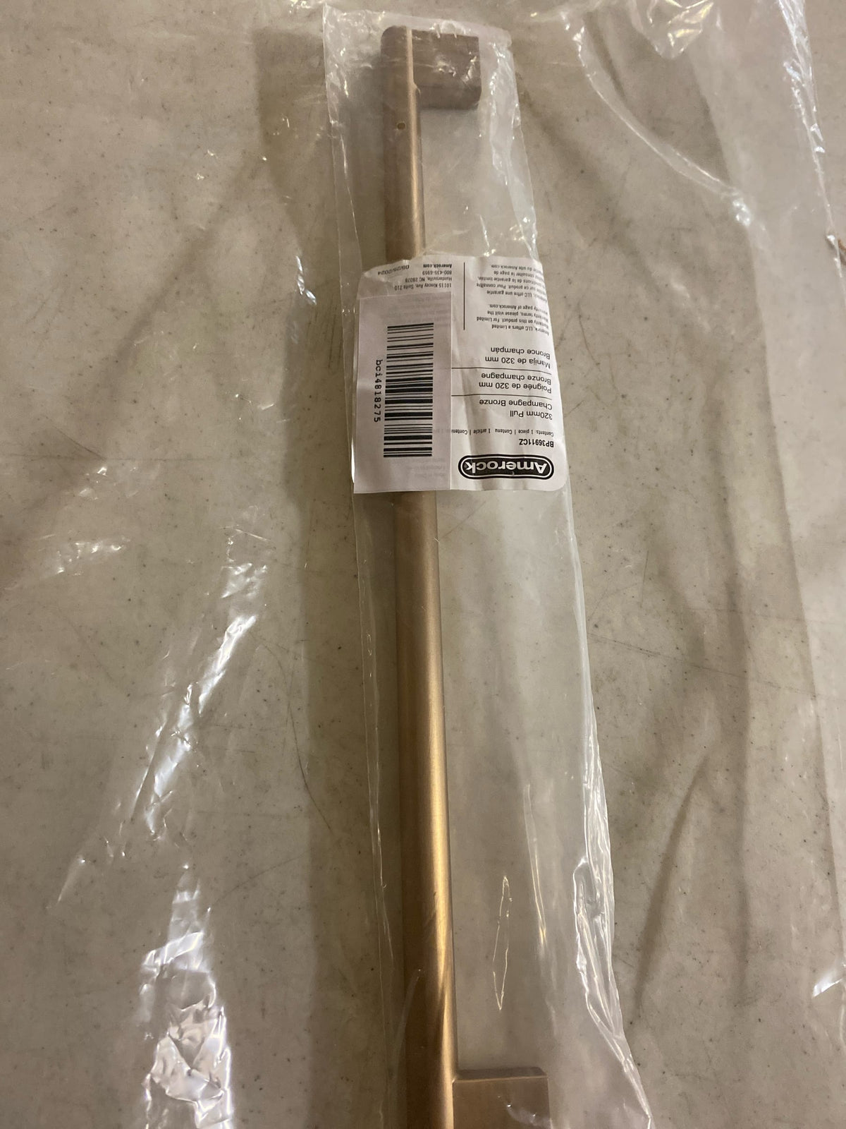 Amerock BP55534CZ Versa 12-5/8 Inch Center to Center Handle Cabinet Pull - Champagne Bronze