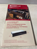 ClosetMaid 663400 SuiteSymphony 25 x 5 Inch Tall Drawer For Custom Closet Systems - Midnight Brown