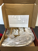 Pfister RT6-5WRK Weller Deck Mounted Roman Tub Filler Trim with Lever Handles - Less Rough In Valve - Brushed Nickel