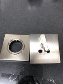 Baldwin Santa Monica Contemporary Square Single Cylinder Deadbolt - Satin Nickel