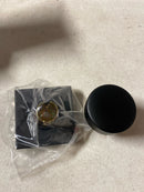 Miseno MLK5090BK Quattro Shaker Non-Turning One-Sided Door Knob with Square Rose - Matte Black