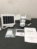 Defiant DFI-0654-WH 1000 Lumens 180° White Solar Powered Motion Activated Outdoor Integrated LED Flood Light