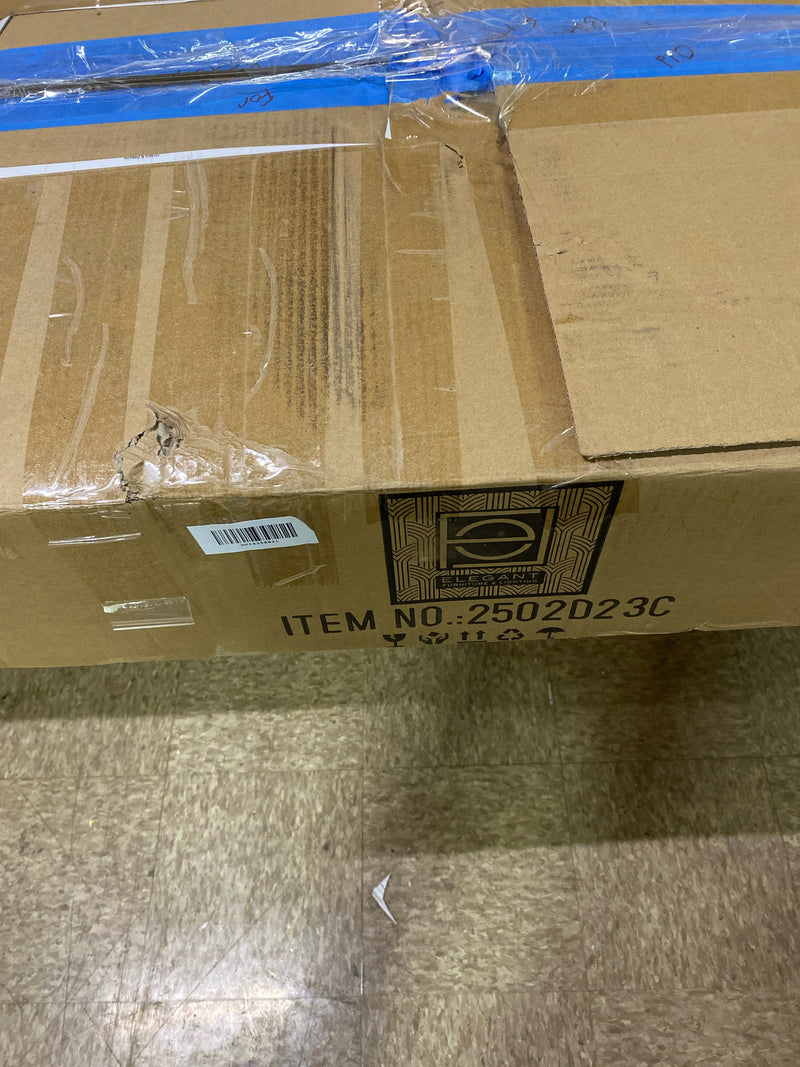 Elegant Lighting 2502D23C Sienna 6 Light 23" Wide Crystal Chandelier with Clear Royal Cut Crystals - Chrome