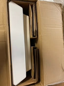 PROFLO PF1184WH 22-7/8" Rectangular Vitreous China Pedestal Bathroom Sink with Overflow and 3 Faucet Holes at 4" Centers - Sink Only - White