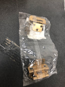 Amerock BPR7565CZ Functional Hardware 3/8 Inch Inset Wrap Cabinet Door Hinge with 105 Degree Opening Angle and Self Close Function - Pair - Champagne Bronze