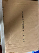 Generation Lighting 7716502EN3-05 Geary 2 Light 14" Wide LED Semi-Flush Bowl Ceiling Fixture - Chrome