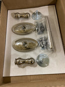 Emtek 2605US14 6-1/4" Solid Brass Spring Rod Tissue Paper Holder - Polished Nickel