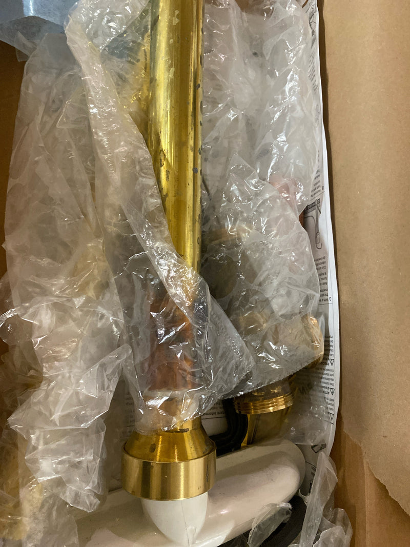 Kohler K-7271-2MB Clearflo 1-1/2" Toe-Tap Tub Drain Kit - with Brass Slotted Overflow - Vibrant Brushed Moderne Brass