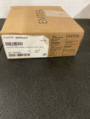 Emtek 505FRLUS19 Disk rosette Freestone Reversible Non-Turning Two-Sided Dummy Door Lever Set from the Urban Modern Collection - Flat Black