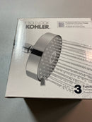 Kohler 72420-Y-BN Awaken B90 3-Spray Wall Mount Handheld Shower Head with 2.5 GPM in Vibrant Brushed Nickel