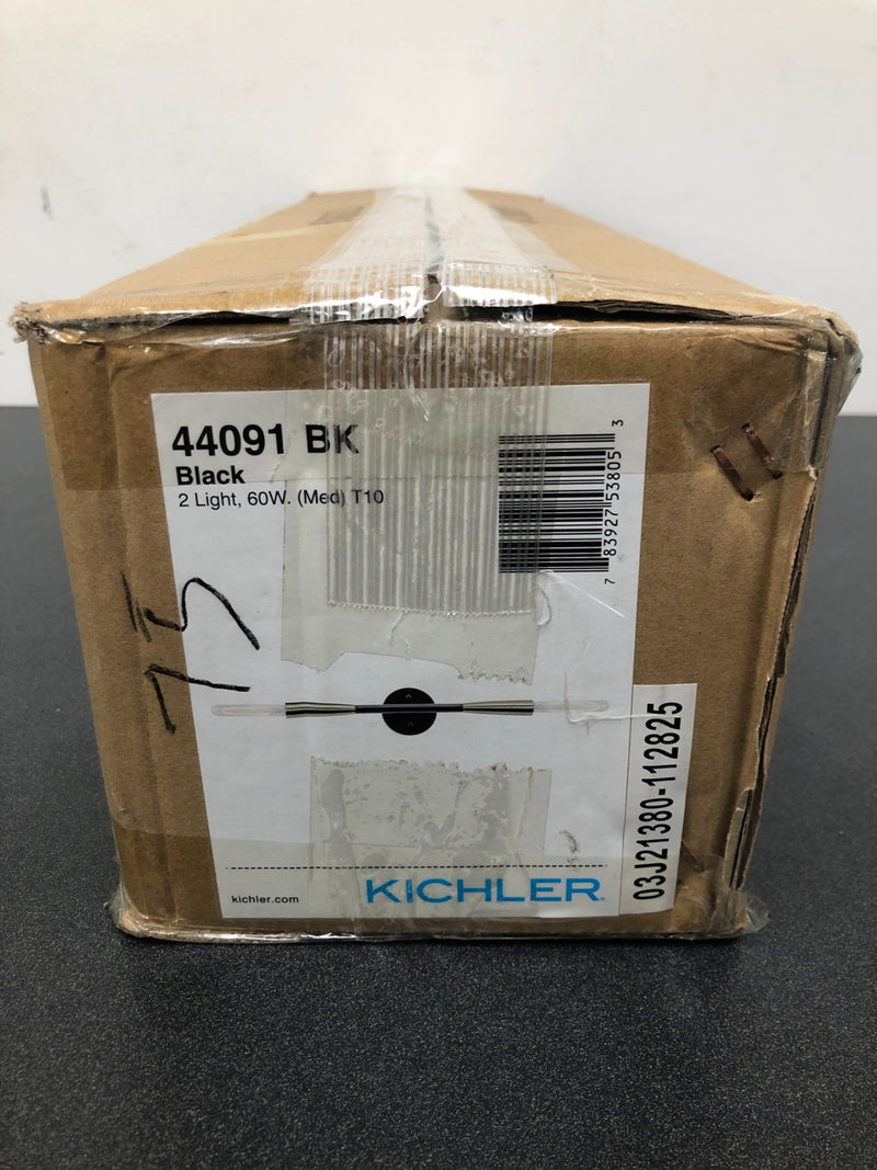 Kichler 44091BK Branches 2 Light 21" Wide Wall Sconce - Black