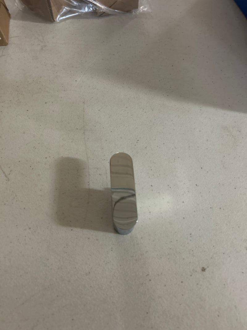 ICO Bath V4214 Volkano Flow Single Robe Hook - Brushed Nickel