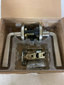 Kwikset Trafford Interior Privacy Door Handle with Lock, Door Lever for Bathroom and Bedroom, Satin Nickel Reversible Keyless Push Button Lock Door Lever, with Microban Protection