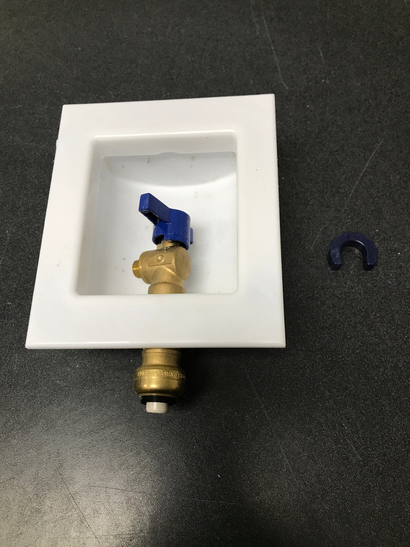 Apollo APXBOXIM 1/2 in. Brass PEX-B Barb Icemaker Outlet Box