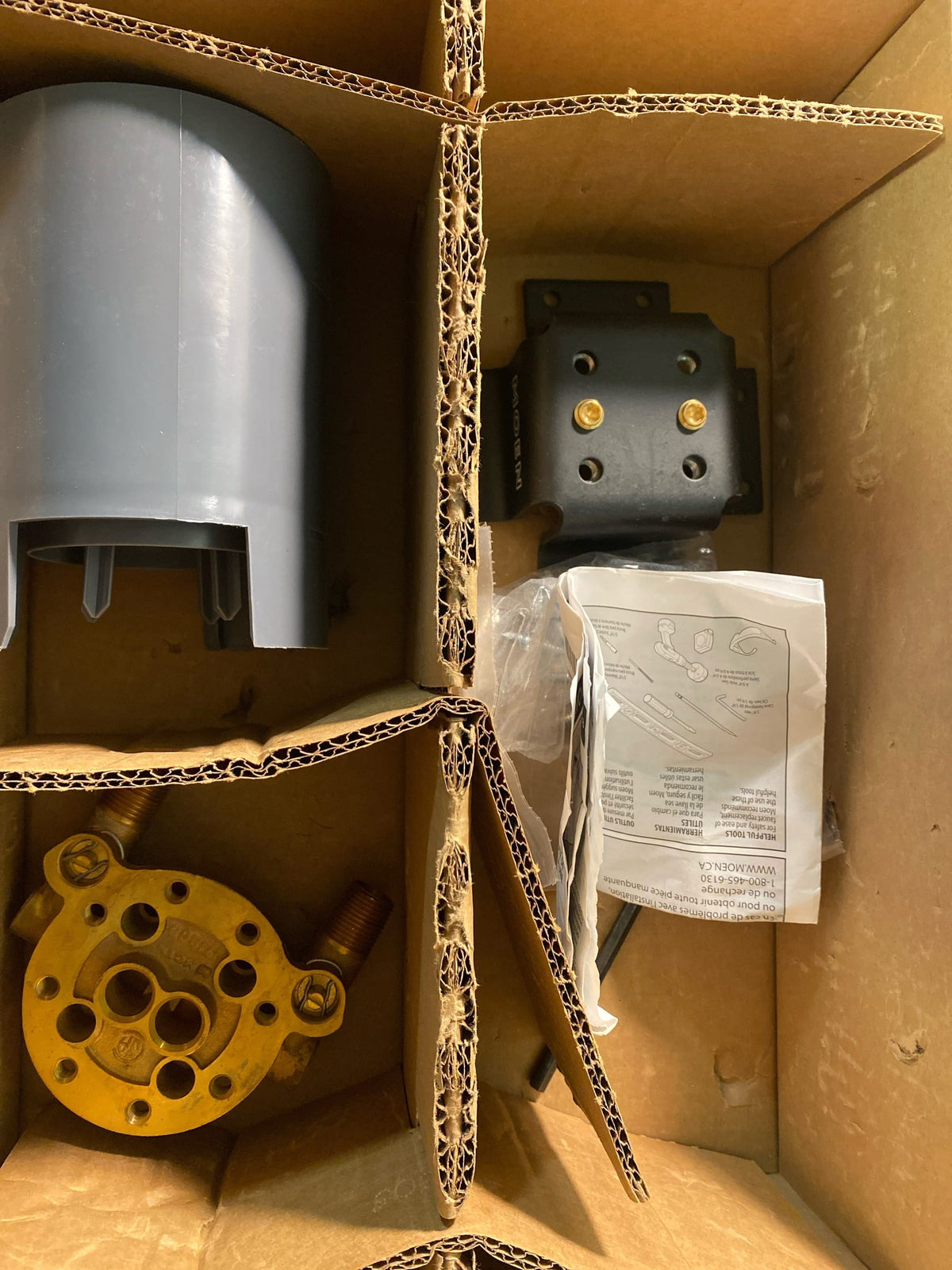 Moen TS50110 Concrete Floor Mounted Tub Riser Mounting Kit - N/A