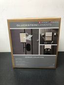 Glucksteinelements 38679-HBCB Ashbury 1-Light Black Wall Sconce