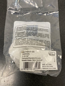 Belwith Keeler B076865-SS Verge 1-3/16" Industrial Diamond Knurled Solid Brass Round Button Cabinet Knob / Drawer Knob - Stainless Steel