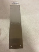 Ives Residential 820032d312 Stainless Steel 3" X 12" Push Plate Satin Stainless Steel Finish