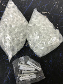 Lamqee 06FTL0173BBK Crystal 12.6 in. 18-Watt Chrome Integrated LED Flush Mount Round Ceiling Light for Kitchen Bedroom Bathroom Hallway