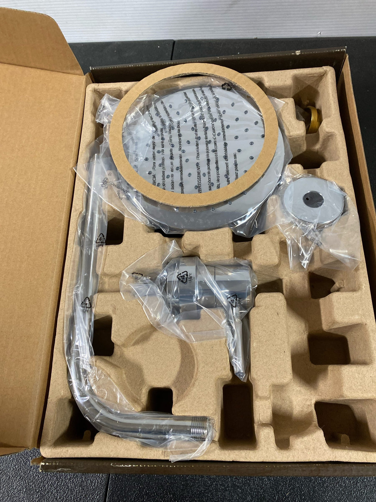 Signature Hardware SHLE8020GCP Lexia Pressure Balance Shower Only Package Trim - Less Rough-In Valve - Chrome