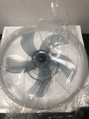 Antoine HD-SQ-WH-1 20 in. LED Indoor White Ceiling Fan with Modern Flush Mount with Light App Remote Control and Dimmable Lighting