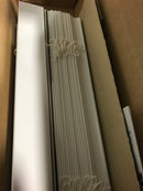 Home decorators collection 10793478535781 White Cordless Faux Wood Blinds for Windows with 2 in. Slats - 44.5 in. W x 36 in. L (Actual Size 44 in. W x 36 in. L)