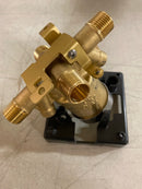 Delta Universal Mixing Rough-In Valve with Service Stops, 1/2" NPT Male thread with 1/2" C.W.T Female Sweat