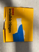 Soss 216US3 4-5/8" Tall Invisible Hinge for Heavy Duty - Polished Brass