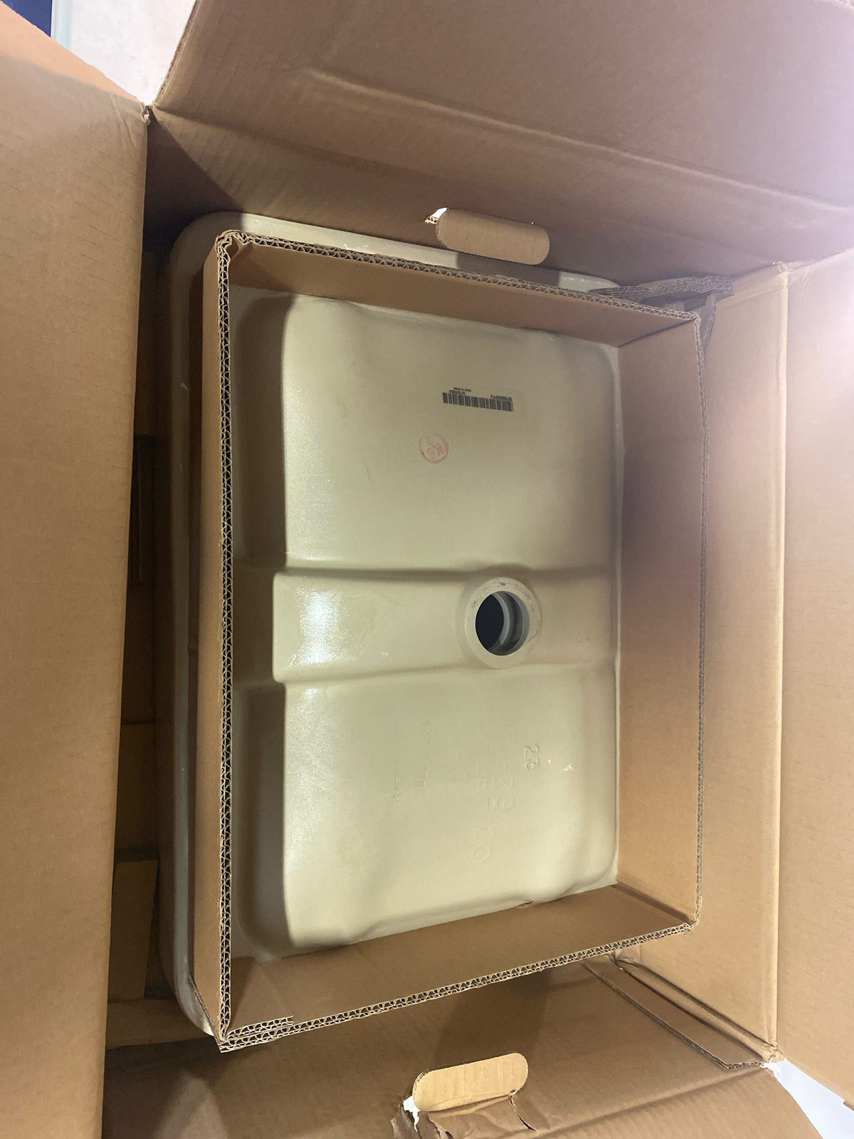 Kohler K-5373-0 Vox 22-5/8" Rectangular Vitreous China Vessel or Drop In Bathroom Sink with Overflow - White