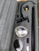 PULSE ShowerSpas 3021-FSTF-MB Matte Black Freestanding Tub Filler with Diverter
