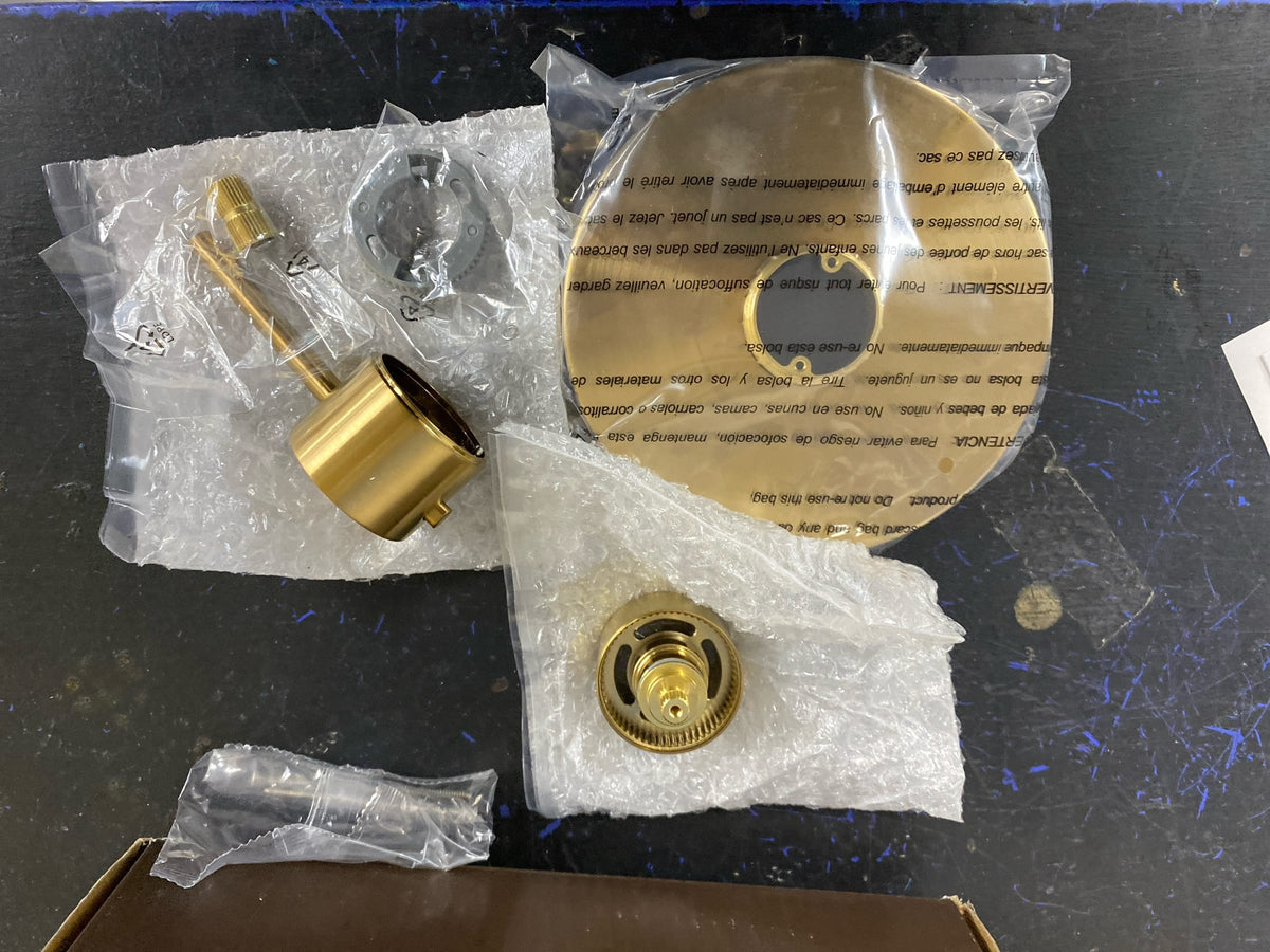 Signature Hardware 483860 Lexia Thermostatic Valve Trim - Less Valve - Brushed Gold