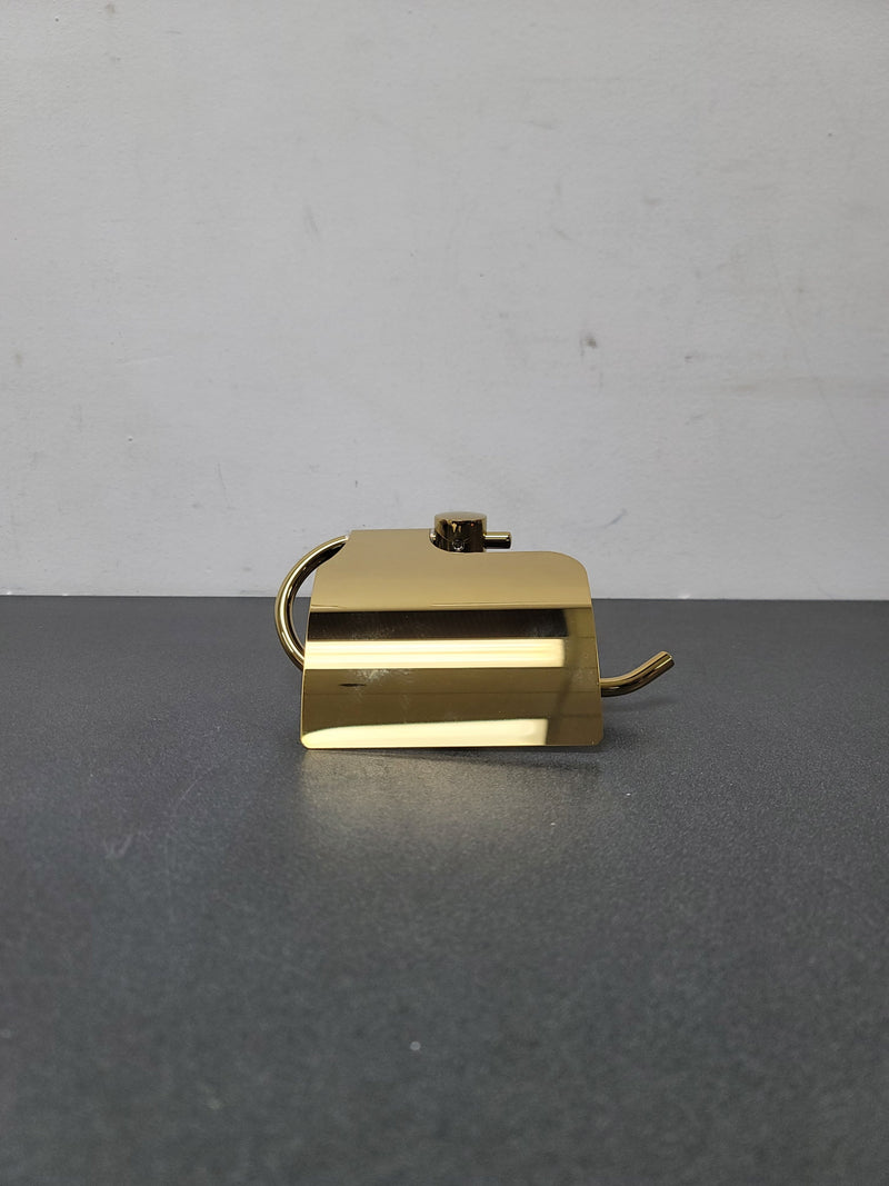 Signature Hardware 296460 Ceeley Single Post Tissue Holder - Polished Brass