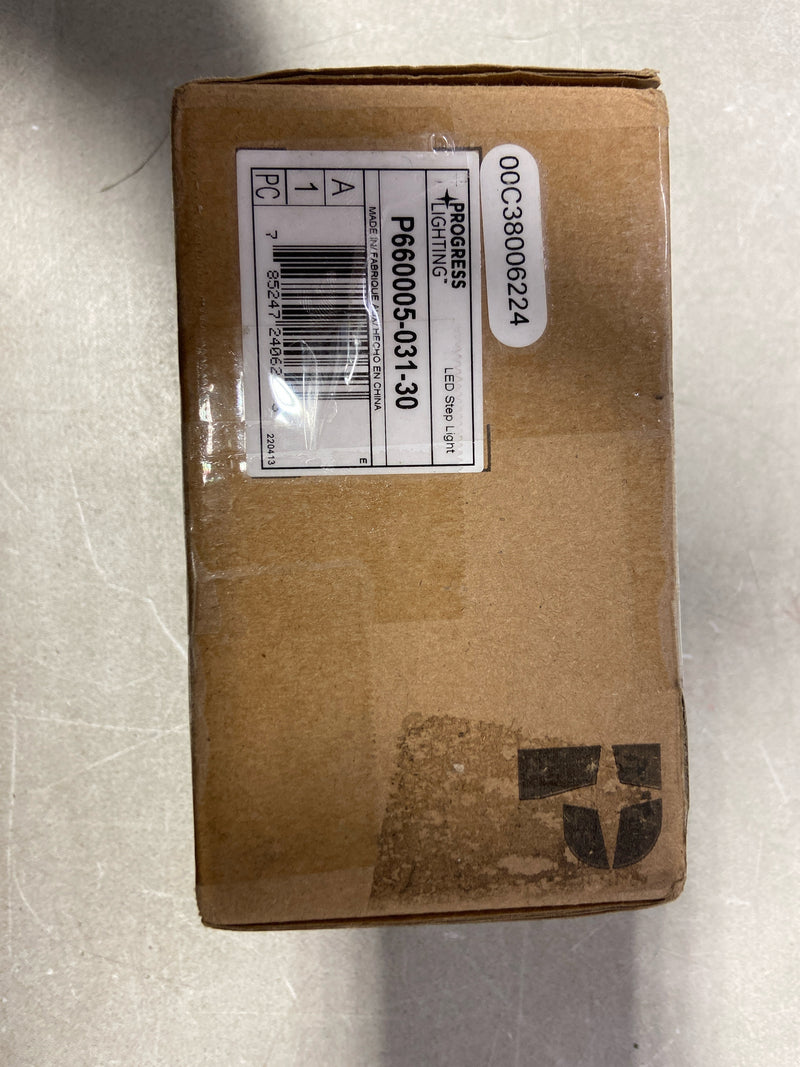 Progress Lighting P660005-031-30 5" Wide LED Step Light - Black