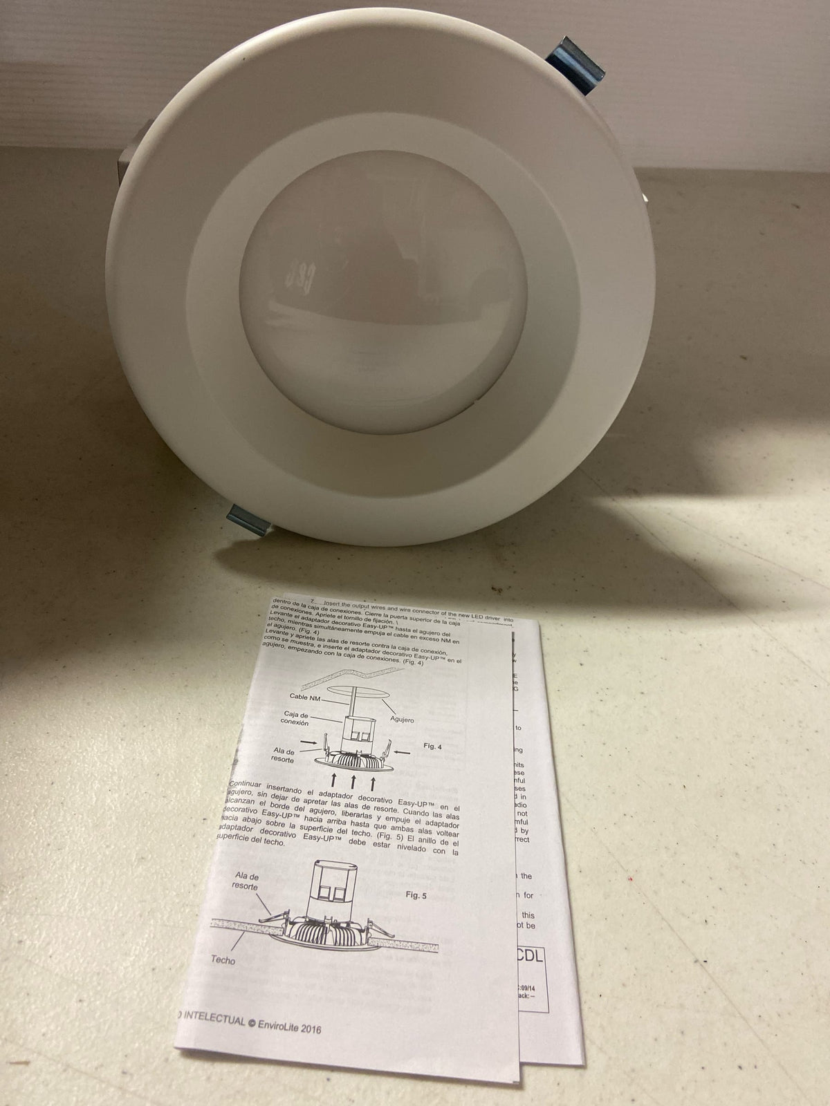 Designers Fountain EV608941WH27 Easy-Up LED Canless Recessed Fixture with 6" Baffle Trims - IC Rated and Airtight - White