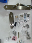 Baldwin 6402056LENT Boulder Full Escutcheon Left Handed Single Cylinder Handleset - Satin Nickel