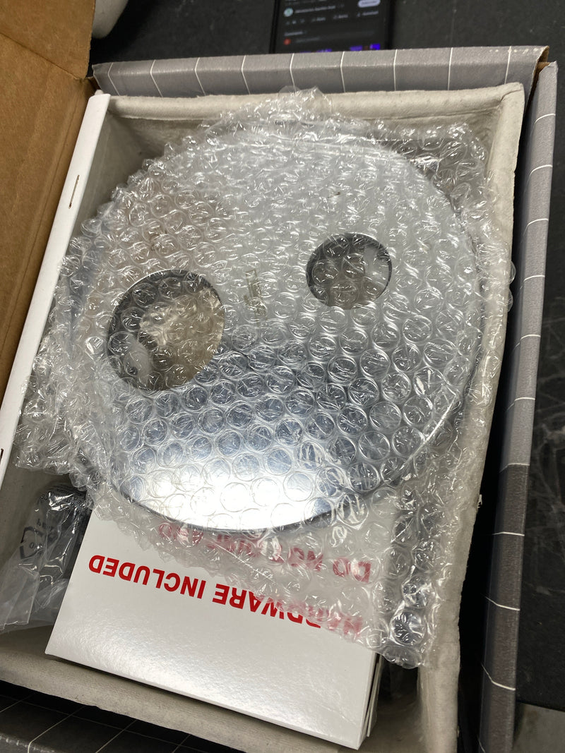 Hansgrohe 04230000 Ecostat S Collection Thermostatic Valve Trim with Integrated Volume Control for 1 Distinct Function - Less Rough In - Chrome