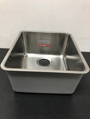 Franke KBX110-13 15" Single Basin Undermount 18-Gauge Stainless Steel Bar Sink - Stainless Steel