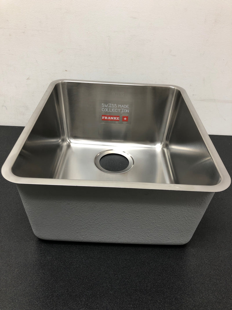 Franke KBX110-13 15" Single Basin Undermount 18-Gauge Stainless Steel Bar Sink - Stainless Steel