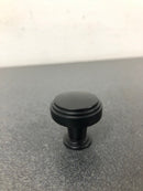 Emtek 86432US19 American Designer 1-1/4 Inch Mushroom Cabinet Knob - Flat Black