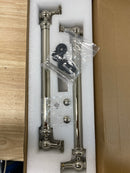 Kohler K-701728-SN Artifacts 16-7/16" Back-to-Back Shower Door Handles - Vibrant Polished Nickel